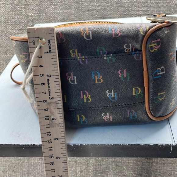 Dooney Bag Circle Moon Small Top Handle Satchel Crossbody Vintage Y2K - Picture 7 of 17